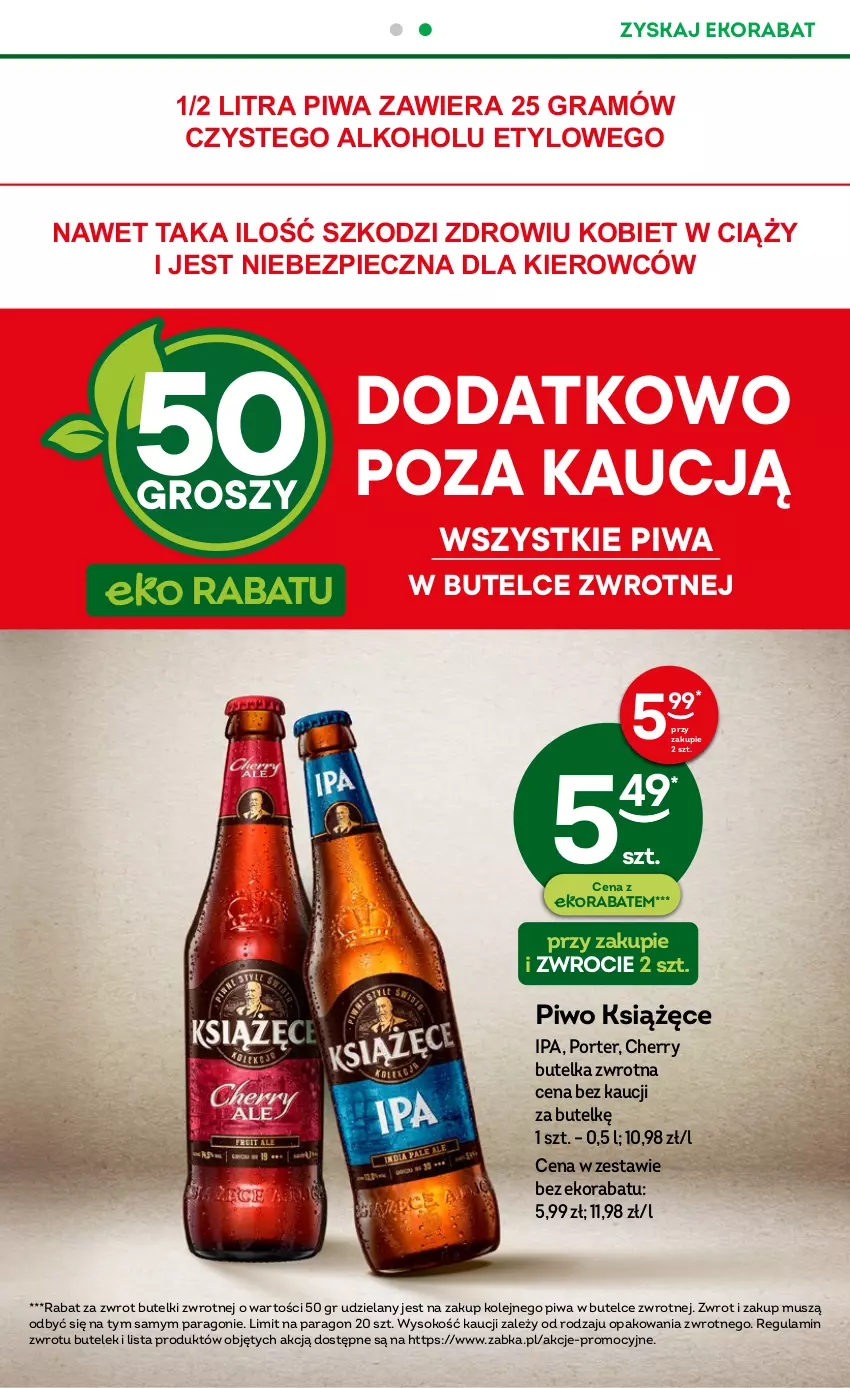 Gazetka promocyjna Żabka - ważna 05.07 do 18.07.2023 - strona 23 - produkty: Gra, Książęce, Mus, Olej, Piec, Piwa, Piwo, Por, Sok