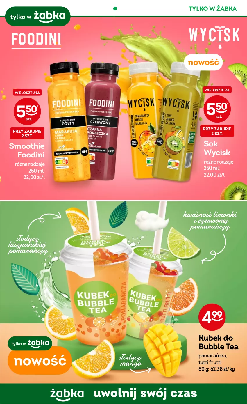 Gazetka promocyjna Żabka - ważna 05.07 do 18.07.2023 - strona 49 - produkty: Kubek, Smoothie, Sok