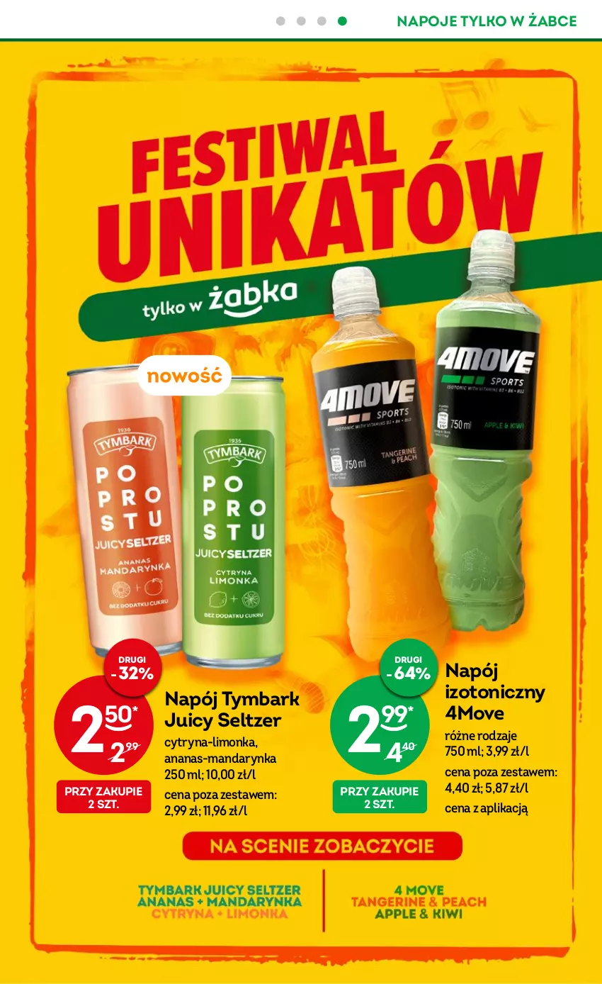 Gazetka promocyjna Żabka - ważna 05.07 do 18.07.2023 - strona 9 - produkty: Ananas, Limonka, Napój, Napój izotoniczny, Napoje, Tymbark