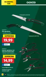 Gazetka promocyjna Lidl - GAZETKA - Gazetka - ważna od 01.09 do 01.09.2024 - strona 32 - produkty: Parkside, Noż, Nożyczki, Sekator, Tera, Ogród