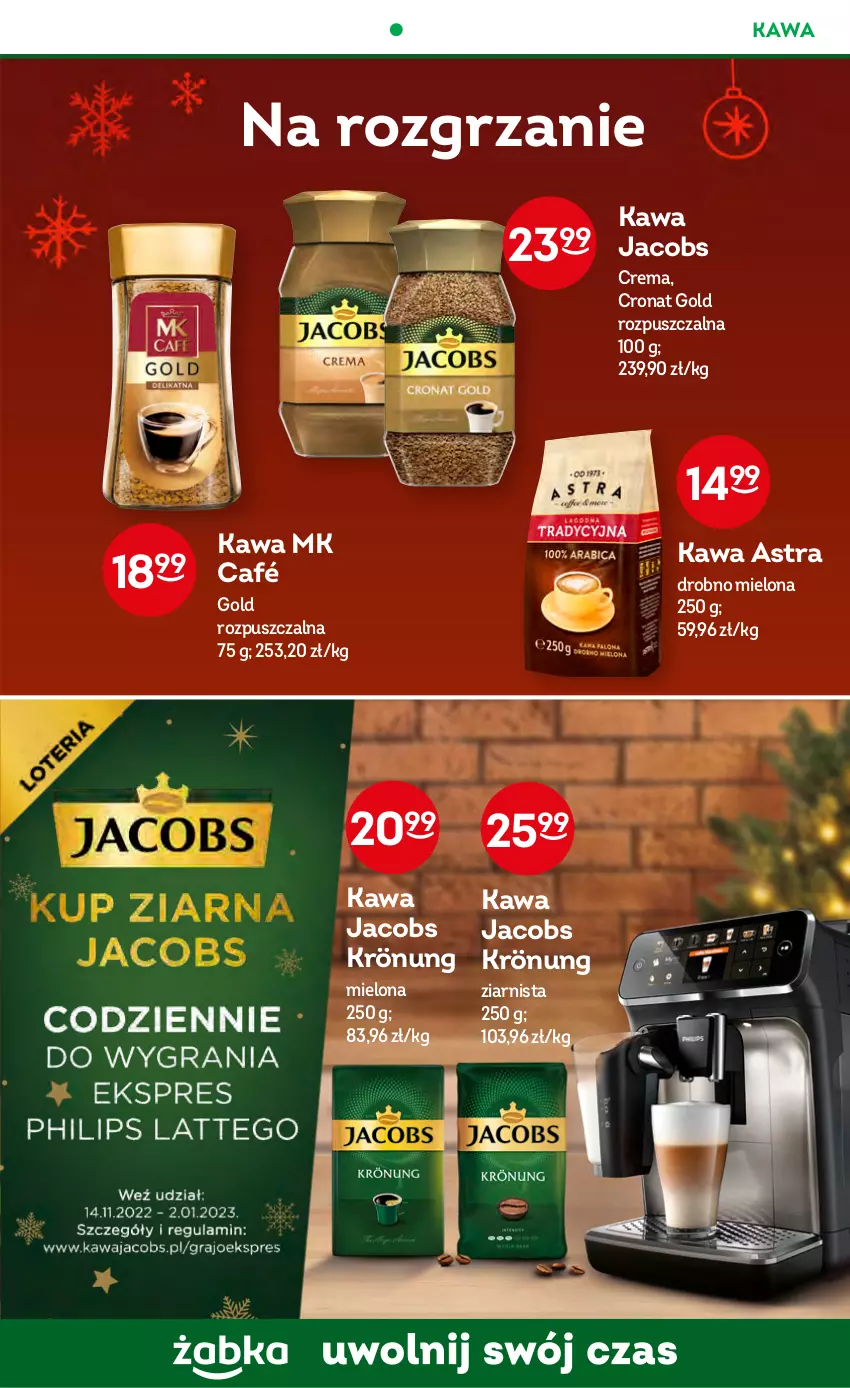 Gazetka promocyjna Żabka - ważna 14.12 do 20.12.2022 - strona 33 - produkty: Jacobs, Jacobs Krönung, Kawa