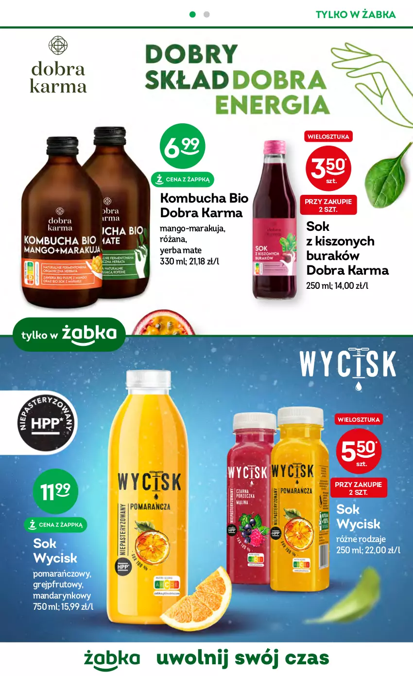 Gazetka promocyjna Żabka - ważna 14.12 do 20.12.2022 - strona 46 - produkty: Grejpfrut, Mango, Róża, Sok