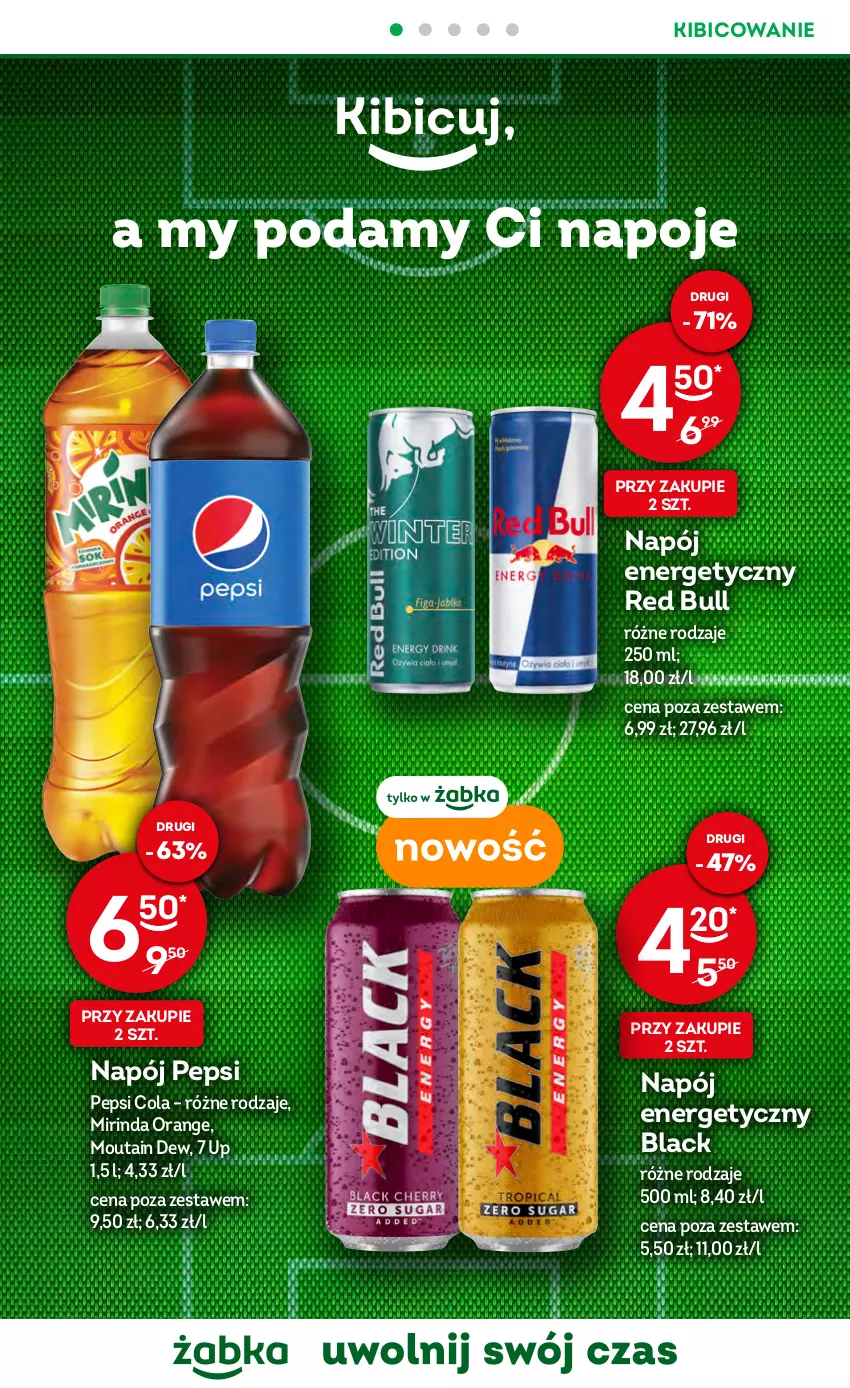 Gazetka promocyjna Żabka - ważna 14.12 do 20.12.2022 - strona 6 - produkty: BIC, Lack, Mirinda, Napój, Napój energetyczny, Napoje, Pepsi, Red Bull