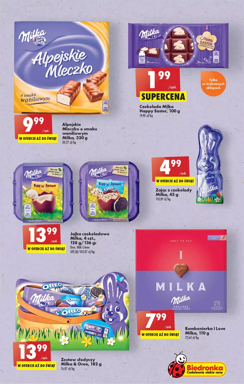 Gazetka promocyjna Biedronka - W tym tygodniu - ważna 14.04 do 20.04.2022 - strona 39 - produkty: Czekolada, Fa, Milka, Mleczko, Oreo