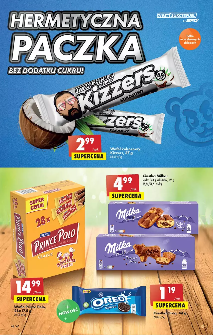 Gazetka promocyjna Biedronka - W tym tygodniu - ważna 14.04 do 20.04.2022 - strona 46 - produkty: Ciastka, Milka