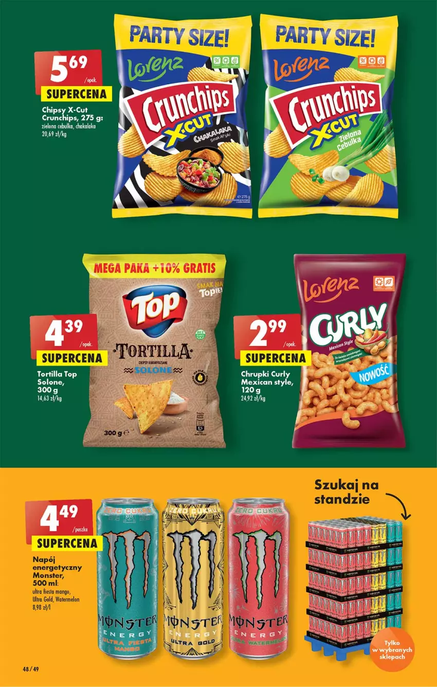 Gazetka promocyjna Biedronka - W tym tygodniu - ważna 14.04 do 20.04.2022 - strona 48 - produkty: Chipsy, Chrupki, Crunchips, Top, Tortilla