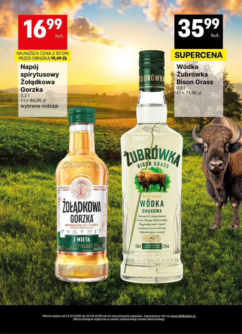 Gazetka promocyjna Delikatesy Centrum - Delibarek DC30-DC31 - ważna 23.07 do 05.08.2026 - strona 12 - produkty: Gin, Gra, Napój, Rama