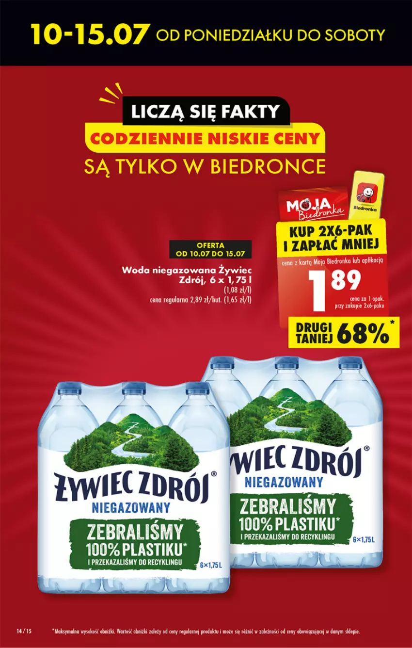 Gazetka promocyjna Biedronka - Od poniedzialku - ważna 10.07 do 15.07.2023 - strona 14 - produkty: Dron, Noż, Woda, Woda niegazowana