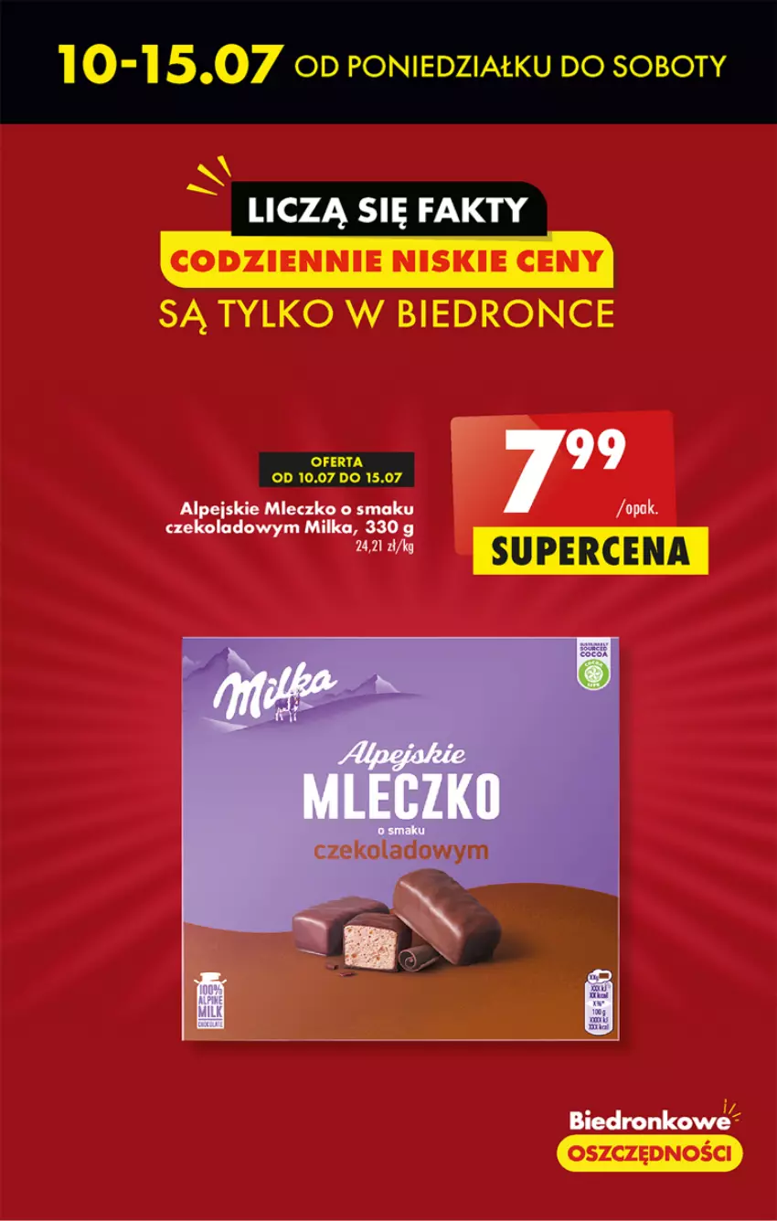 Gazetka promocyjna Biedronka - Od poniedzialku - ważna 10.07 do 15.07.2023 - strona 17 - produkty: Dron, Milka, Mleczko, Mus