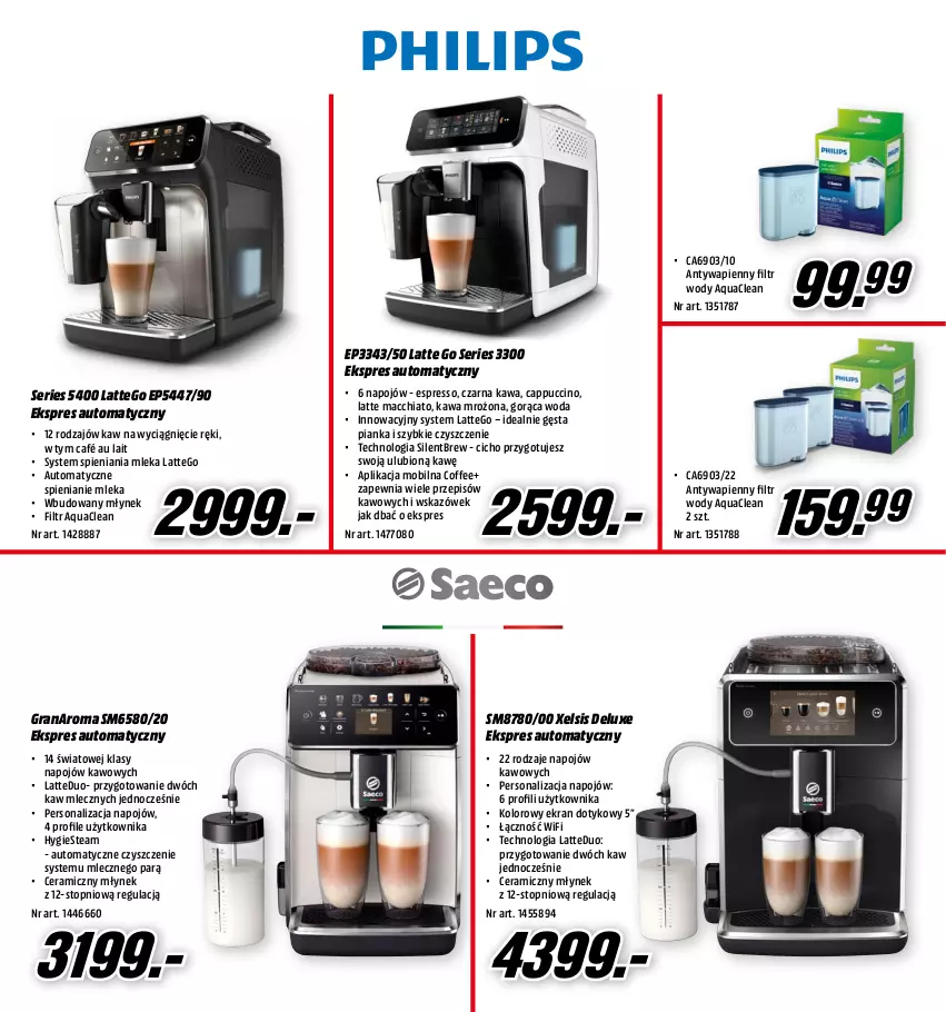 Gazetka promocyjna Media Markt - Gazetka Media Markt - ważna 15.11 do 30.11.2023 - strona 2 - produkty: Cappuccino, Chia, Gra, Kawa, Młynek, Mobil, Ser, Top, Woda