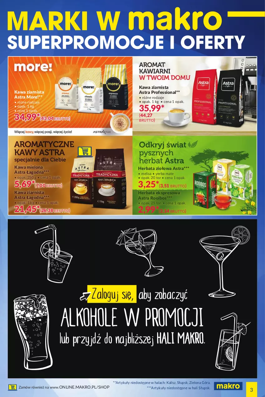 Gazetka promocyjna Makro - [Oferta specjalna] Marki w MAKRO - ważna 13.07 do 26.07.2021 - strona 3 - produkty: Herbata, Kawa, Kawa mielona, Kawa ziarnista