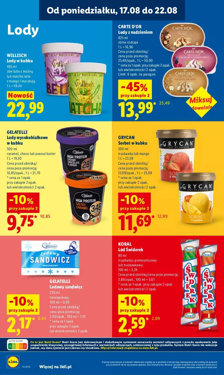Gazetka promocyjna Lidl - Gazetka ważna od 17.08 do 19.08 - ważna 17.08 do 19.08.2026 - strona 54 - produkty: Gry, Lody, Mango, Sok