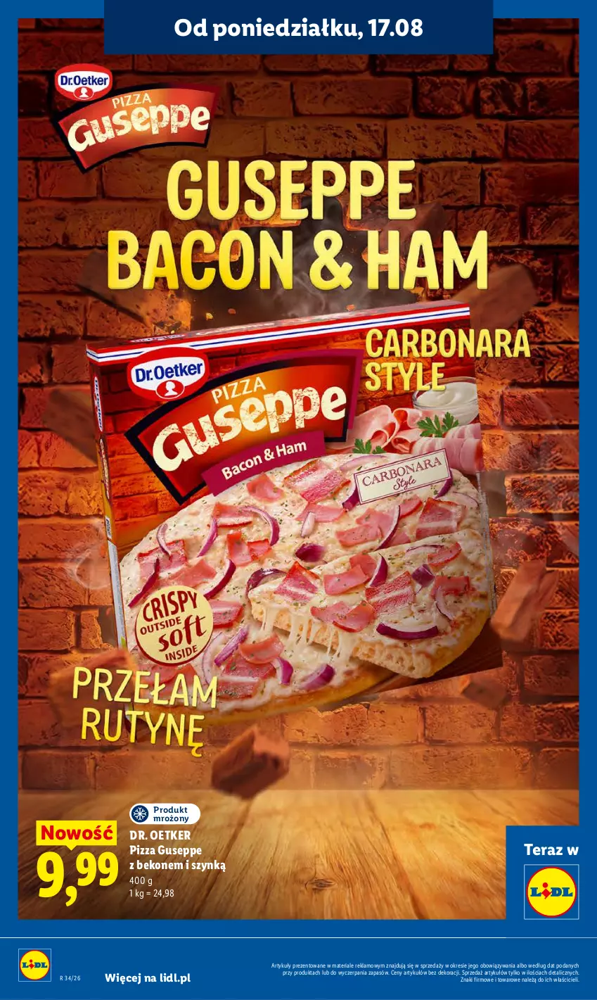 Gazetka promocyjna Lidl - Gazetka ważna od 17.08 do 19.08 - ważna 17.08 do 19.08.2026 - strona 68 - produkty: Beko, Dr. Oetker, Pizza, Tera