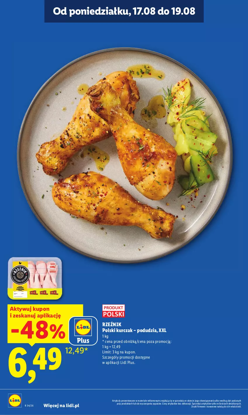 Gazetka promocyjna Lidl - Gazetka ważna od 17.08 do 19.08 - ważna 17.08 do 19.08.2026 - strona 8 - produkty: Kurczak
