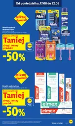 Gazetka promocyjna Lidl - Gazetka ważna od 17.08 do 19.08 - Gazetka - ważna od 19.08 do 19.08.2026 - strona 23 - produkty: Gillette, Elmex