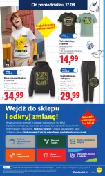 Gazetka promocyjna Lidl - Gazetka ważna od 17.08 do 19.08 - Gazetka - ważna od 19.08 do 19.08.2026 - strona 33 - produkty: Por, Gra, Kuchnia, Karp, T-shirt, Skarpetki, Tera, Dres, Sport, Moda, Dzieci, Spodnie, Bluza, Spodnie dresowe, Bluza dresowa, Ogród, Grafika