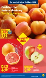 Gazetka promocyjna Lidl - Gazetka ważna od 17.08 do 19.08 - Gazetka - ważna od 19.08 do 19.08.2026 - strona 37 - produkty: Jabłka, Grejpfrut
