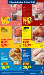 Gazetka promocyjna Lidl - Gazetka ważna od 17.08 do 19.08 - Gazetka - ważna od 19.08 do 19.08.2026 - strona 45 - produkty: Piec, Kurczak, Mięso mielone, Burger, Rolada, Mięso
