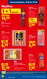 Gazetka promocyjna Lidl - Gazetka ważna od 17.08 do 19.08 - Gazetka - ważna od 19.08 do 19.08.2026 - strona 48 - produkty: Gra, Salami, Parówki, Parówki z szynki, Cars, Dulano, PIKOK, Morliny, Boczek, Frankfurterki, Grill, Kiełbasa