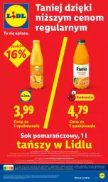 Gazetka promocyjna Lidl - Gazetka ważna od 17.08 do 19.08 - Gazetka - ważna od 19.08 do 19.08.2026 - strona 5 - produkty: Sok pomarańczowy, Sok, Por, Gra, Rama, Dron, Rower