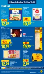Gazetka promocyjna Lidl - Gazetka ważna od 17.08 do 19.08 - Gazetka - ważna od 19.08 do 19.08.2026 - strona 51 - produkty: Mozzarella, Cheddar, Ser, Ementaler, Salami, Cars, Kawa, Szynka, Pilos, Gouda