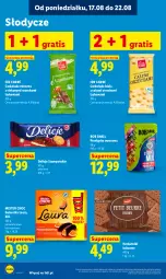 Gazetka promocyjna Lidl - Gazetka ważna od 17.08 do 19.08 - Gazetka - ważna od 19.08 do 19.08.2026 - strona 64 - produkty: Gra, Laur, Czekolada mleczna, Herbatniki, Czekolada, Galaretka, Delicje, Gala, Kakao