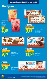Gazetka promocyjna Lidl - Gazetka ważna od 17.08 do 19.08 - Gazetka - ważna od 19.08 do 19.08.2026 - strona 66 - produkty: Kinder Bueno, Czekolada, Kinder
