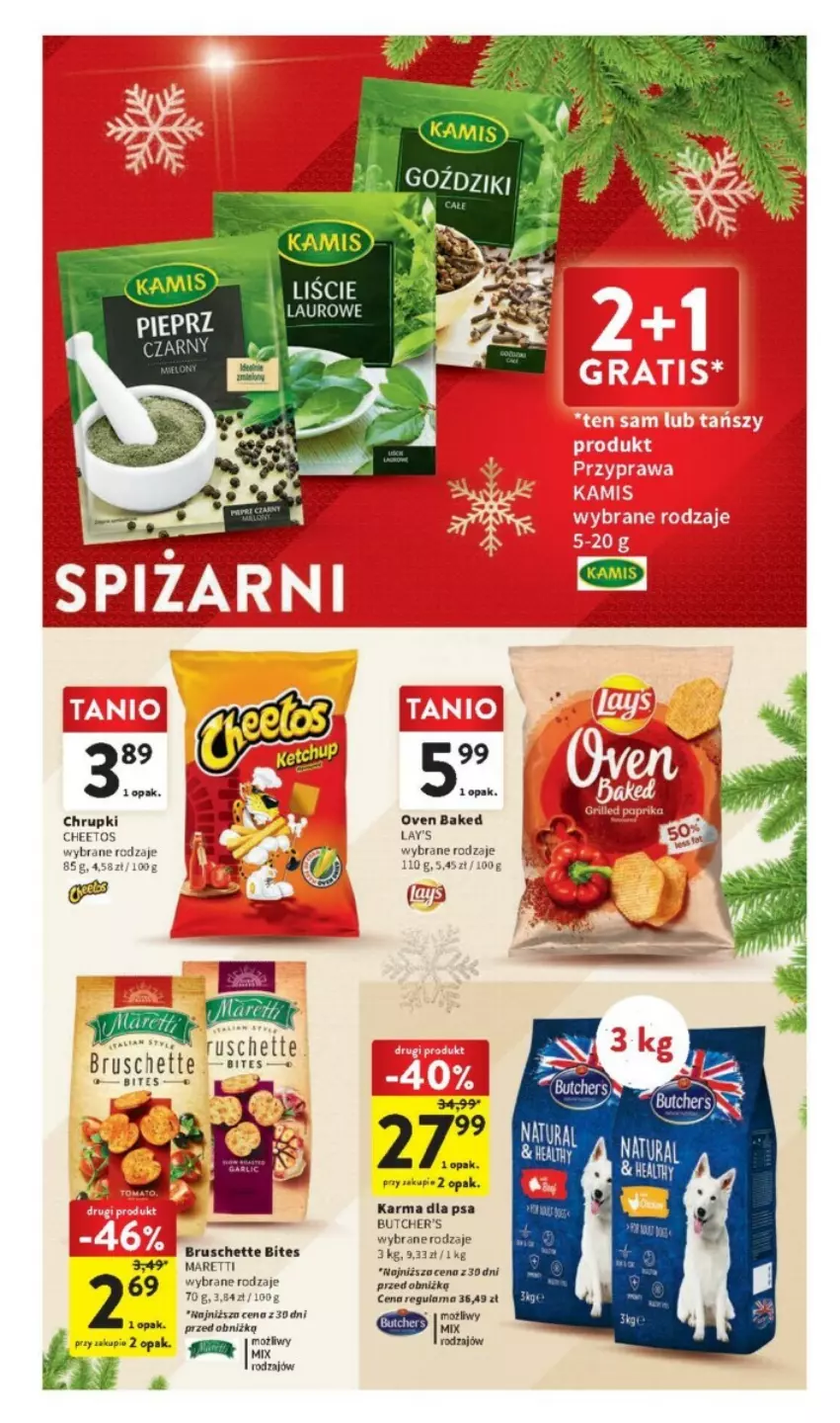 Gazetka promocyjna Intermarche - ważna 07.12 do 13.12.2023 - strona 36 - produkty: Bruschette, Butcher's, Cheetos, Chrupki, HP