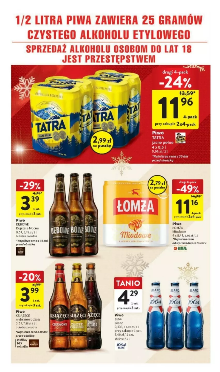 Gazetka promocyjna Intermarche - ważna 07.12 do 13.12.2023 - strona 39 - produkty: Książęce, Piwo, Ser