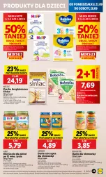 Gazetka promocyjna Lidl - GAZETKA - Gazetka - ważna od 25.09 do 25.09.2024 - strona 55 - produkty: HiPP, Gra, Gerber, BoboVita, Sinlac, Bebiko, Danie dla dzieci, Dzieci, Nestlé