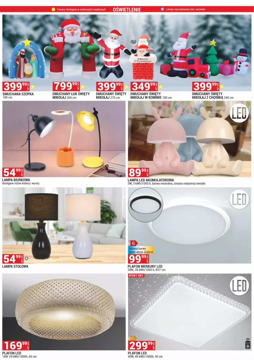 Gazetka promocyjna Merkury Market - ważna 01.12 do 31.12.2024 - strona 18 - produkty: Akumulator, Biurko, Lampa, Lampa biurkowa, Lampa LED, Lampa stołowa, Plafon, Plafon LED