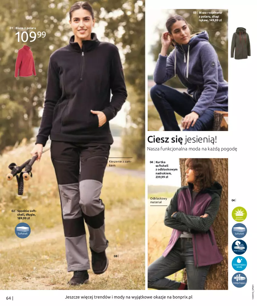 Gazetka promocyjna Bonprix - Na tropie zimy - ważna 02.11.2021 do 20.04.2022 - strona 66 - produkty: Bluza, Kurtka, Kurtka softshell, Moda, Spodnie, Spodnie softshell