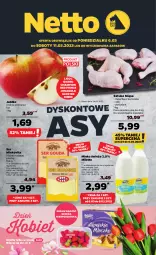 Gazetka promocyjna Netto - Artykuły spożywcze - Gazetka - ważna od 11.03 do 11.03.2023 - strona 1 - produkty: Piwa, Piwo, Kurczak, Jonagold, Ser, Gra, Kawa mielona, Kawa, Tyskie, Mlekovita, Siatka, Rubin, Ligol, Mleko