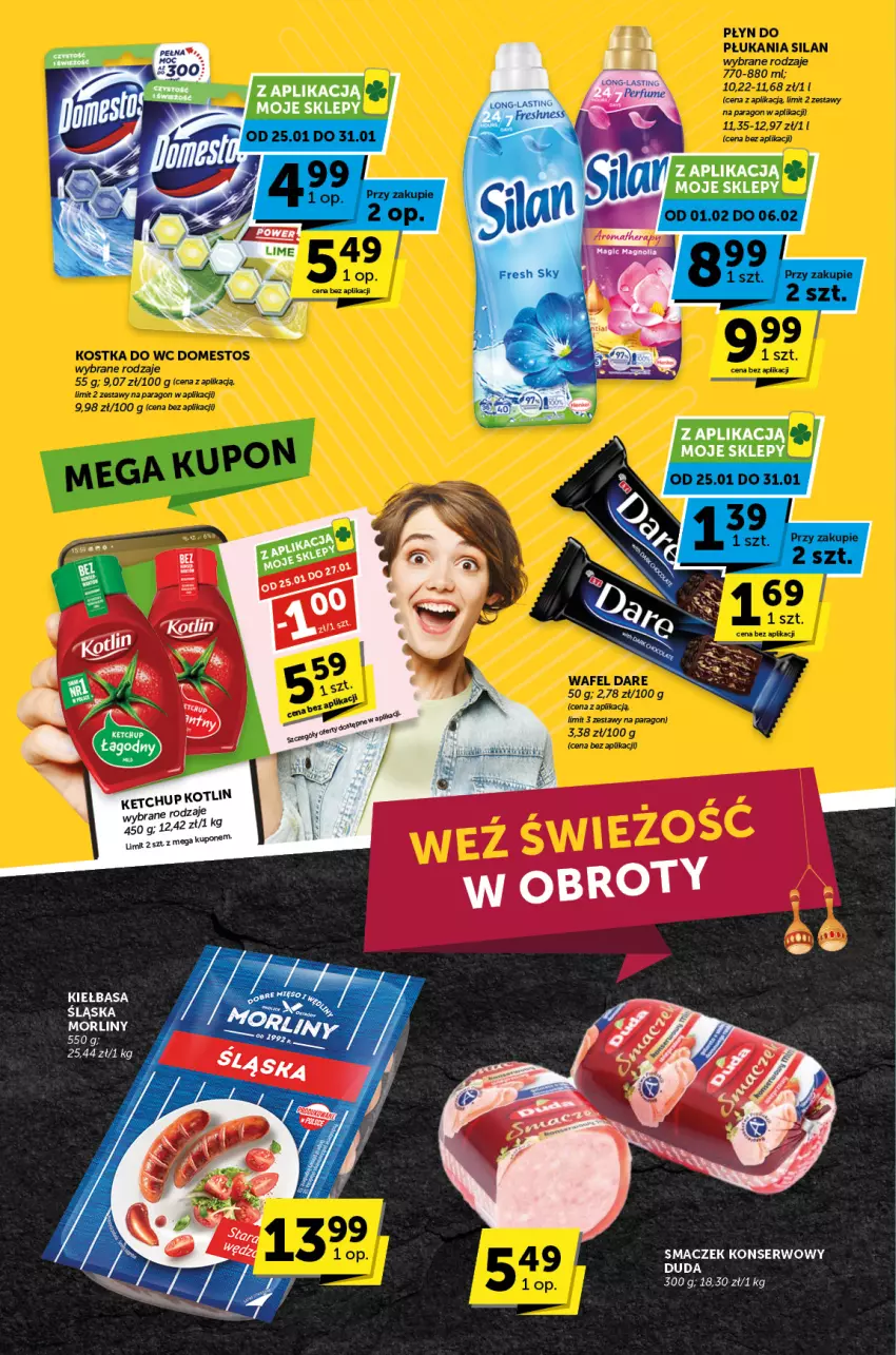 Gazetka promocyjna ABC - ważna 25.01 do 06.02.2024 - strona 2 - produkty: Duda, Fa, Ketchup, Kiełbasa, Kiełbasa śląska, Kotlin, Morliny, Ser