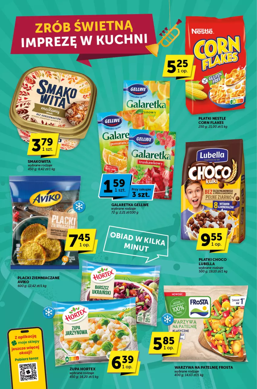 Gazetka promocyjna ABC - ważna 25.01 do 06.02.2024 - strona 4 - produkty: Bell, Bella, Corn flakes, Gala, Galaretka, Hortex, Lack, Lubella, Smakowita, Tera, Warzywa, Zupa