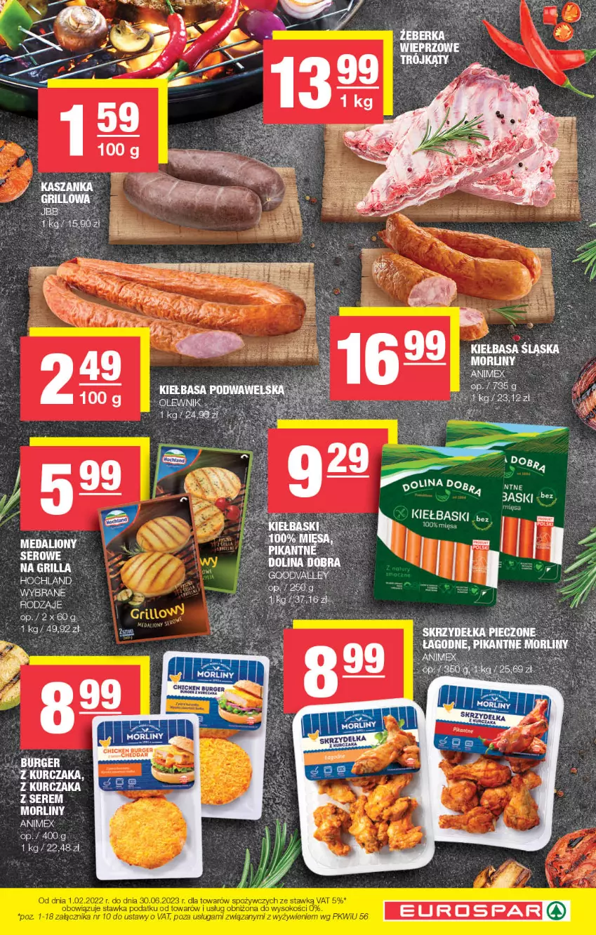 Gazetka promocyjna Spar - EuroSpar - ważna 30.04 do 10.05.2023 - strona 7 - produkty: Grill, Hochland, Kiełbasa, Kiełbasa śląska, LG, Lion, Por