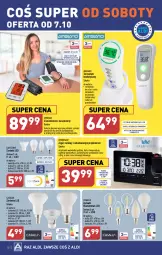 Gazetka promocyjna Aldi - Artykuły przemysłowe i tekstylia - Gazetka - ważna od 07.10 do 07.10.2023 - strona 10 - produkty: Halo, Ciśnieniomierz, Ser, Termometr, Zegar, Bateria