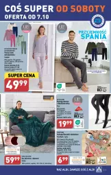 Gazetka promocyjna Aldi - Artykuły przemysłowe i tekstylia - Gazetka - ważna od 07.10 do 07.10.2023 - strona 11 - produkty: Top, Koc, Kawa, Karp, Rajstopy, Skarpetki, Wełna, Pocopiano, Piżama, Fa