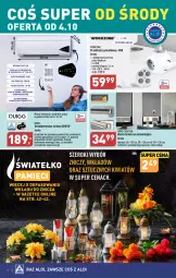 Gazetka promocyjna Aldi - Artykuły przemysłowe i tekstylia - Gazetka - ważna od 07.10 do 07.10.2023 - strona 4 - produkty: Gra, Przewód, Rama, Ogrzewanie, Termowentylator, Roleta, Znicz