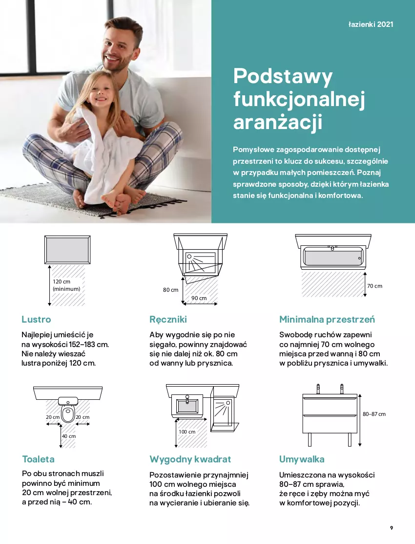 Gazetka promocyjna Castorama - Katalog Łazienki 2021 - ważna 01.10 do 31.12.2021 - strona 9 - produkty: Astor, Lustro, Mus, Rama, Ręcznik, Sok, Umywalka