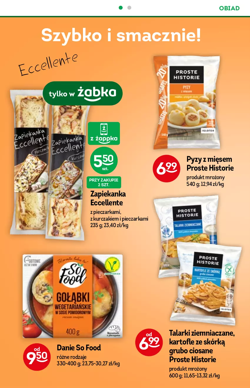 Gazetka promocyjna Żabka - ważna 05.01 do 18.01.2022 - strona 34 - produkty: Kurczak, Piec, Pieczarka, So Food, Zapiekanka