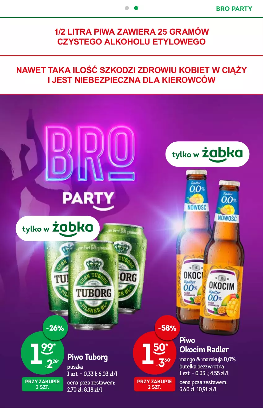 Gazetka promocyjna Żabka - ważna 05.01 do 18.01.2022 - strona 8 - produkty: Gra, Koc, Mango, Okocim, Piec, Piwa, Piwo, Radler