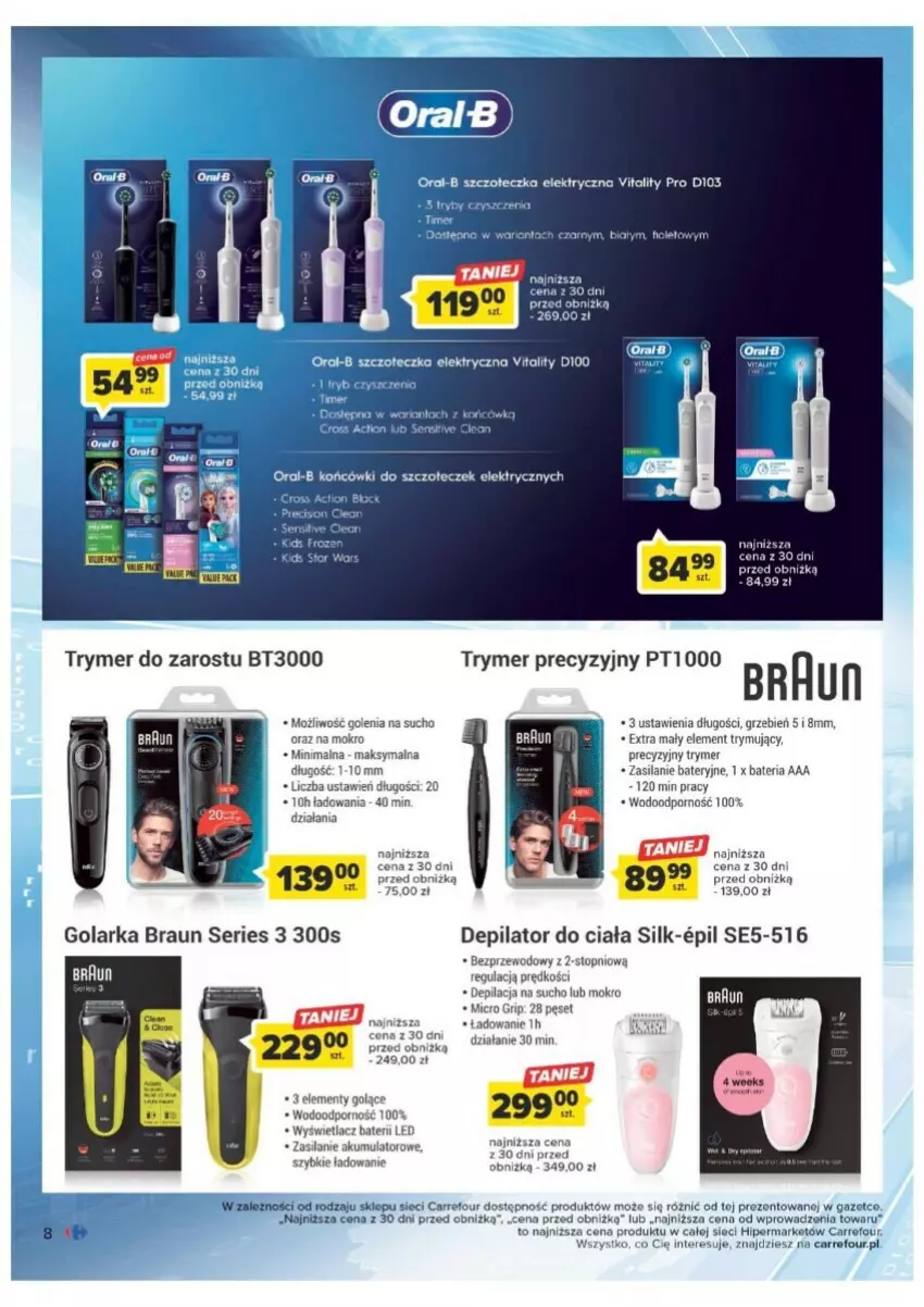 Gazetka promocyjna Carrefour - ważna 19.09 do 07.10.2023 - strona 13 - produkty: Akumulator, Bateria, Depilator, Frozen, Por, Silan, Top