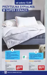 Gazetka promocyjna Aldi - Artykuły przemysłowe i tekstylia - Gazetka - ważna od 13.09 do 13.09.2025 - strona 10 - produkty: Sypialnia, Sok, Kołdra, Poduszka, LG