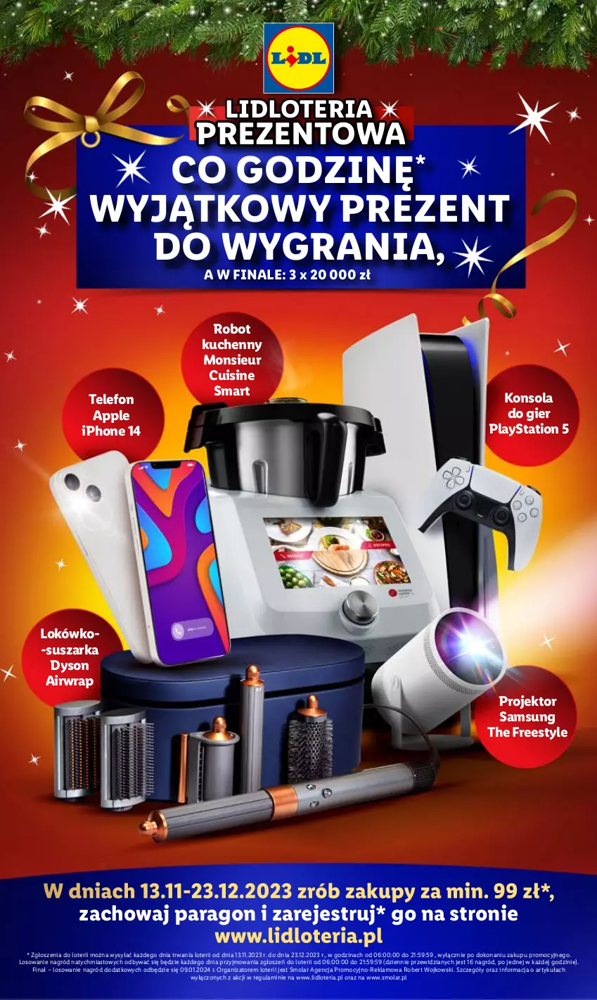 Gazetka promocyjna Lidl - GAZETKA - ważna 27.11 do 29.11.2023 - strona 29 - produkty: Gra, Konsola, Mola, PlayStation, PlayStation 5, Robot, Samsung, Suszarka, Telefon