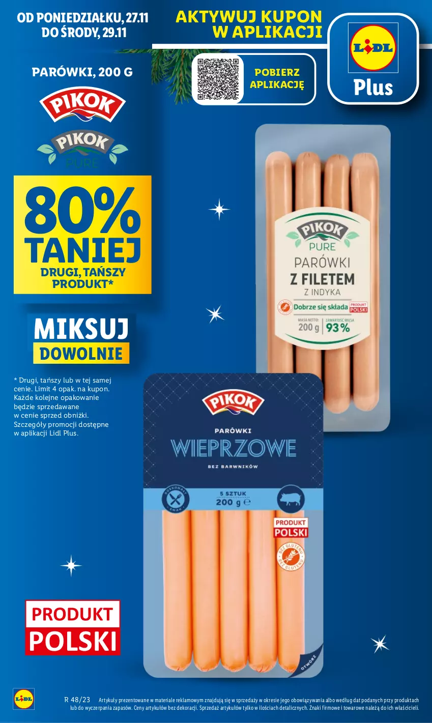 Gazetka promocyjna Lidl - GAZETKA - ważna 27.11 do 29.11.2023 - strona 6 - produkty: Olej, Parówki