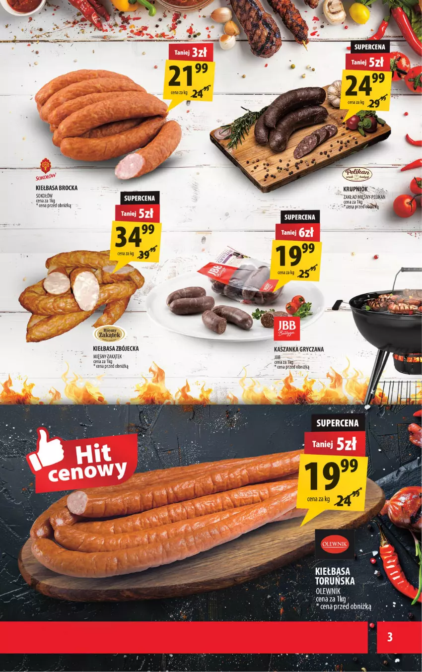 Gazetka promocyjna Arhelan - Gazetka - ważna 25.04 do 04.05.2025 - strona 3 - produkty: Gry, Kasza, Kaszanka, Kiełbasa, Sok, Sokołów