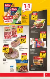 Gazetka promocyjna Arhelan - Gazetka - Gazetka - ważna od 04.05 do 04.05.2025 - strona 5 - produkty: Piwo, Kurczak, Udziec z indyka, Sok, Salami, Udziec z indyka w galarecie, Kosz, Duda, Szynka, Sezam, Burger, Morliny, Dan Cake, Gala, LG, Fa