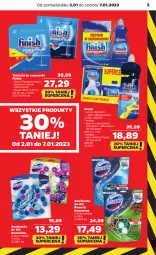 Gazetka promocyjna Netto - Artykuły spożywcze - Gazetka - ważna od 07.01 do 07.01.2023 - strona 3 - produkty: Domestos, Sól, Finish, Zawieszka do wc, Tablet, Płyn nabłyszczający, Odświeżacz do zmywarki, Zmywarki, Tabletki do zmywarki