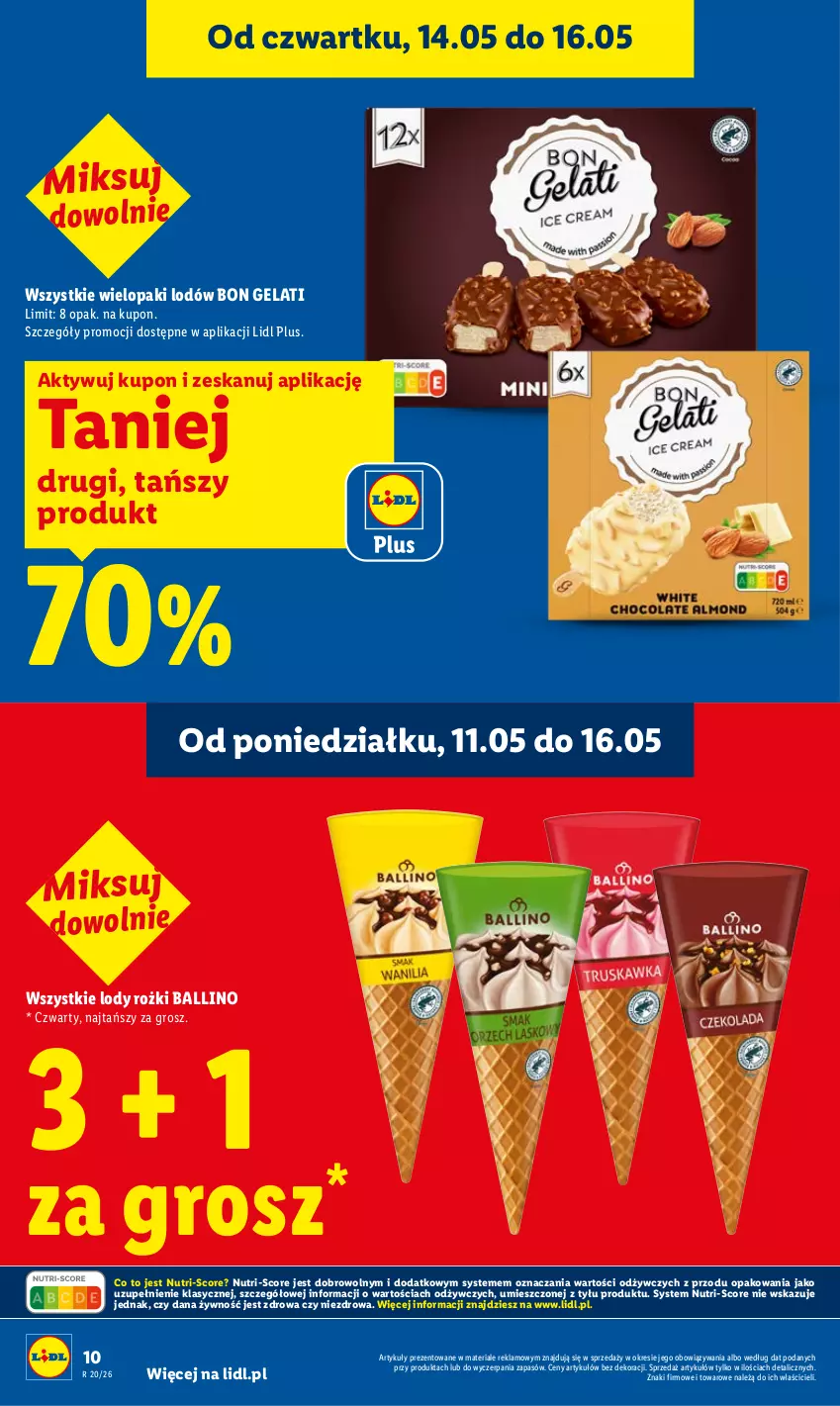 Gazetka promocyjna Lidl - Gazetka ważna od 14.05 do 16.05 - ważna 14.05 do 16.05.2026 - strona 10 - produkty: Lody